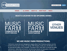 Tablet Screenshot of musicfarm.com